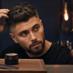 Crew cut revisité : dessus texturé 2–5 cm, dégradé net
