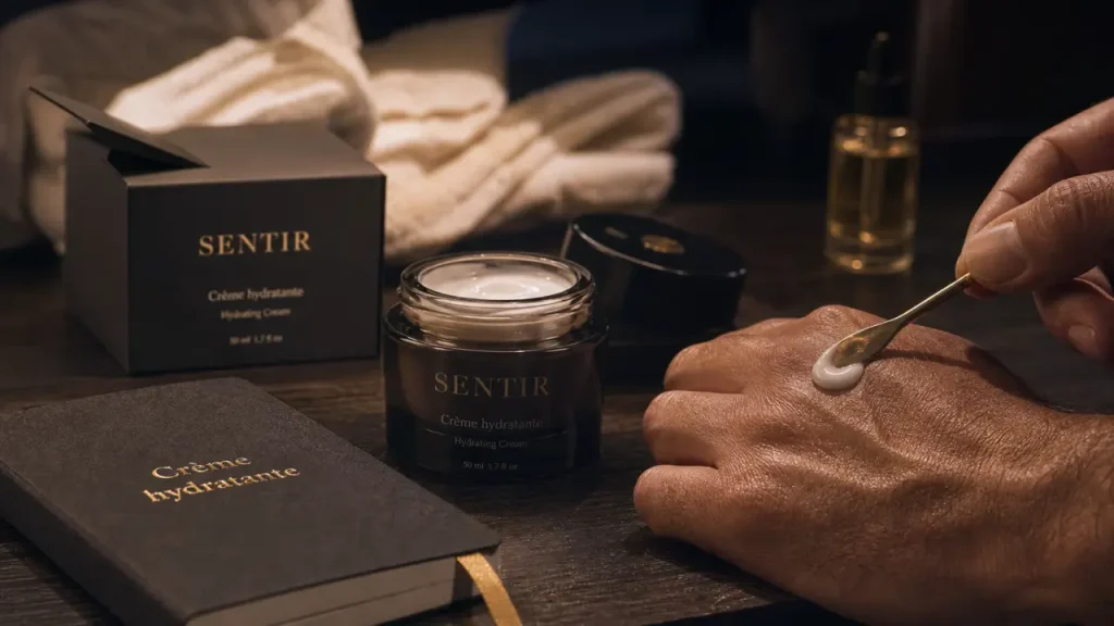 Meilleure crème hydratante visage : application sur peau sèche