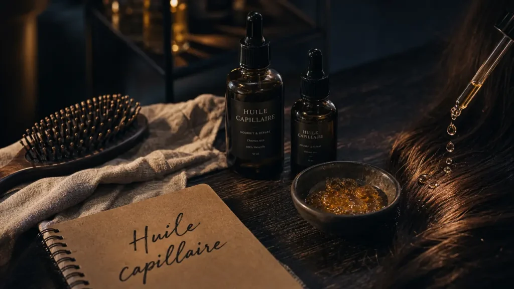 Meilleure huile cheveux : ricin, argan ou jojoba sur cheveux brillants