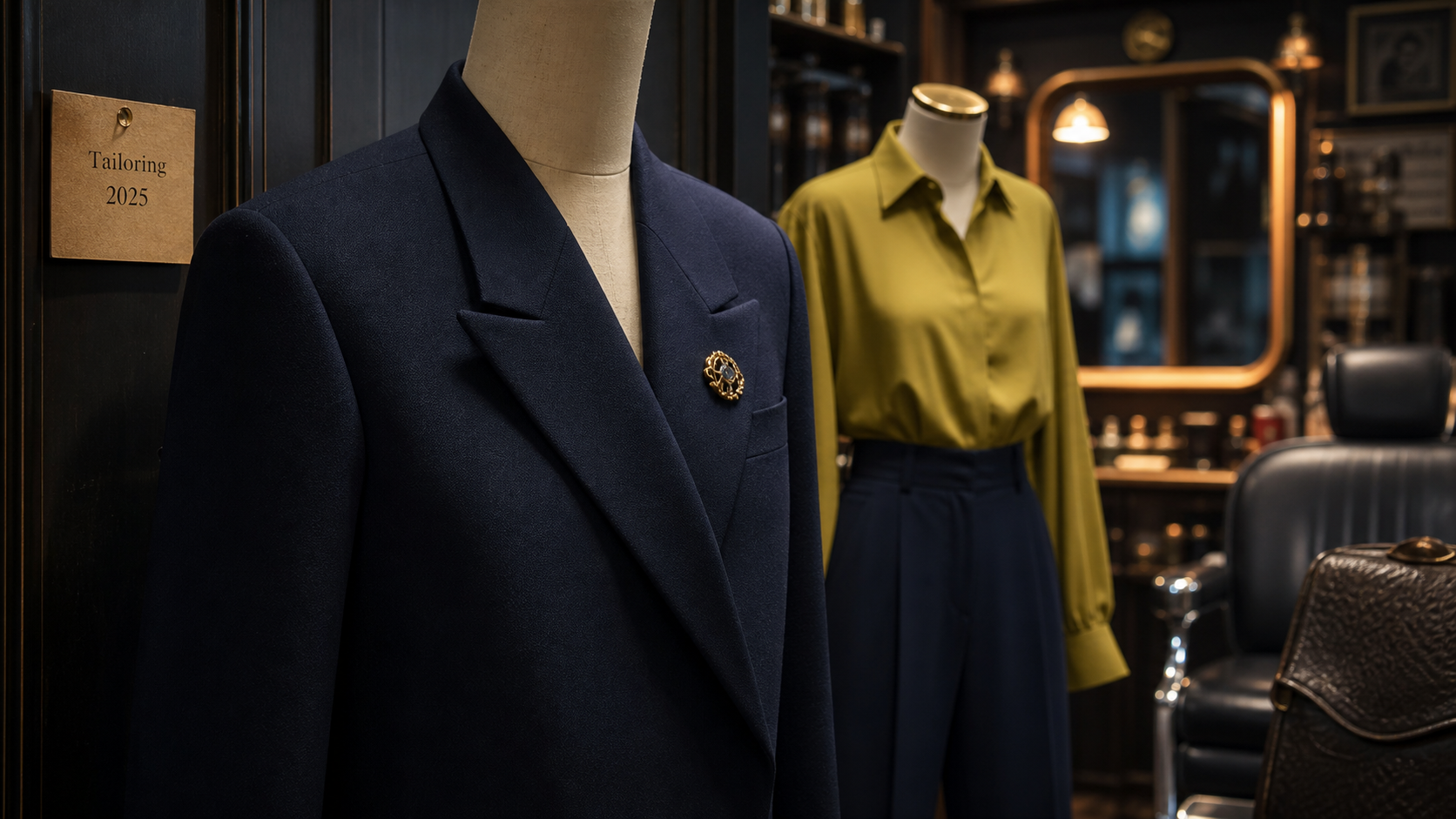 Tendance mode 2025 : tailoring souple, couleurs franches, blazer bleu nuit