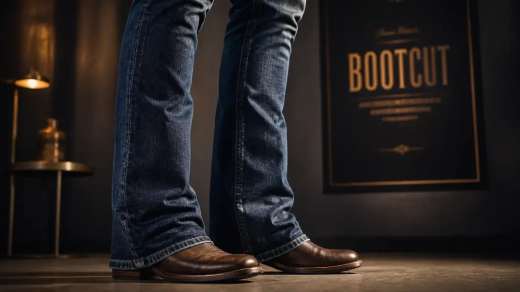 Bootcut définition : jean bootcut évasé allonge la silhouette