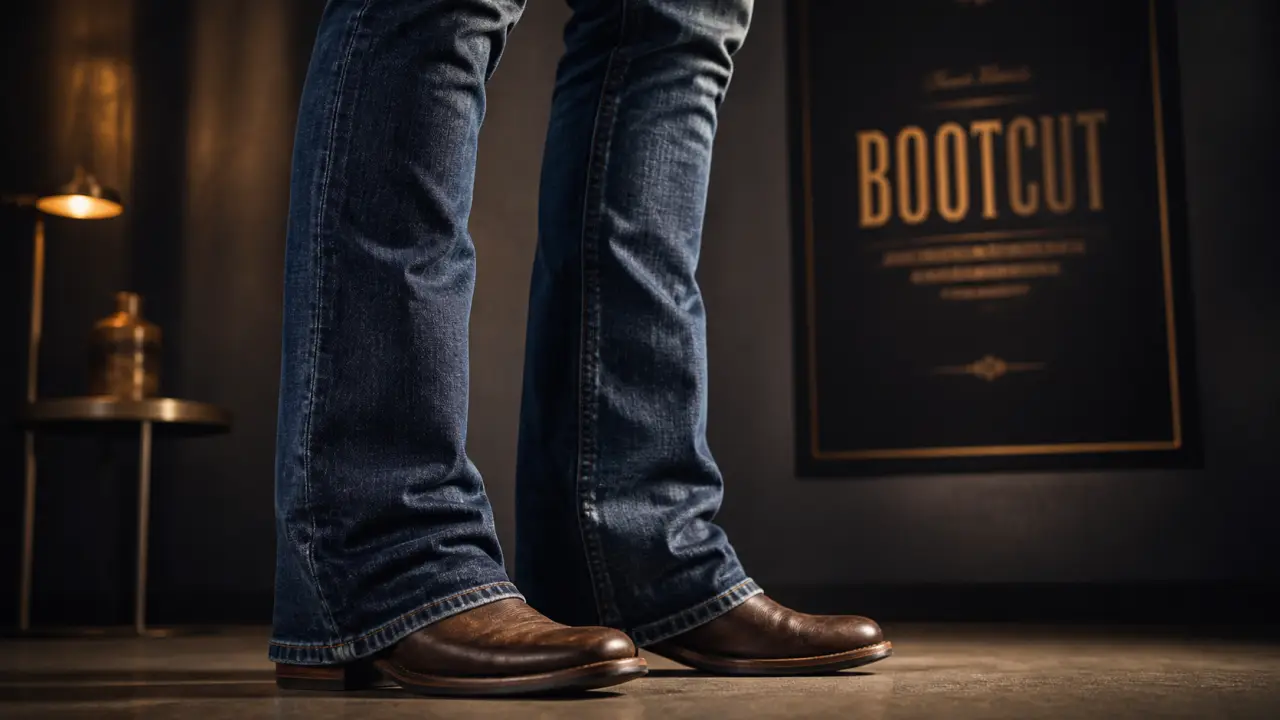 Bootcut définition : jean bootcut évasé allonge la silhouette