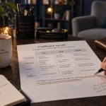 Thérapie confiance en soi : carnet et bureau, agir malgré le doute