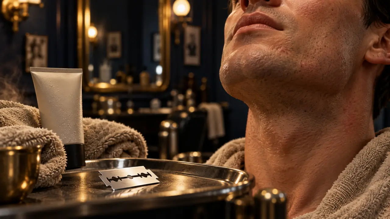 Barbe poil incarné : rougeurs après rasage trop près de la barbe